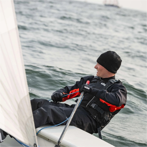 2026 Gill Da Uomo Pro Drysuit 4806 - Black / Orange